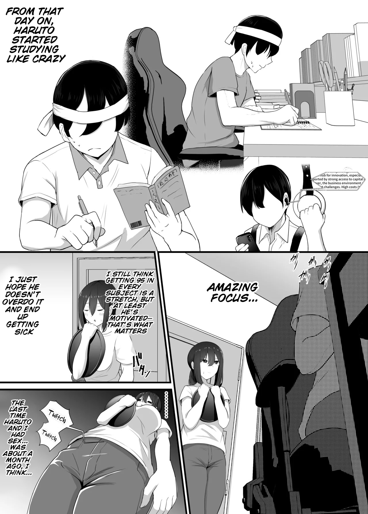Hentai Manga Comic-Some dude stole my girl, so I blew off steam with my mom.-Read-53